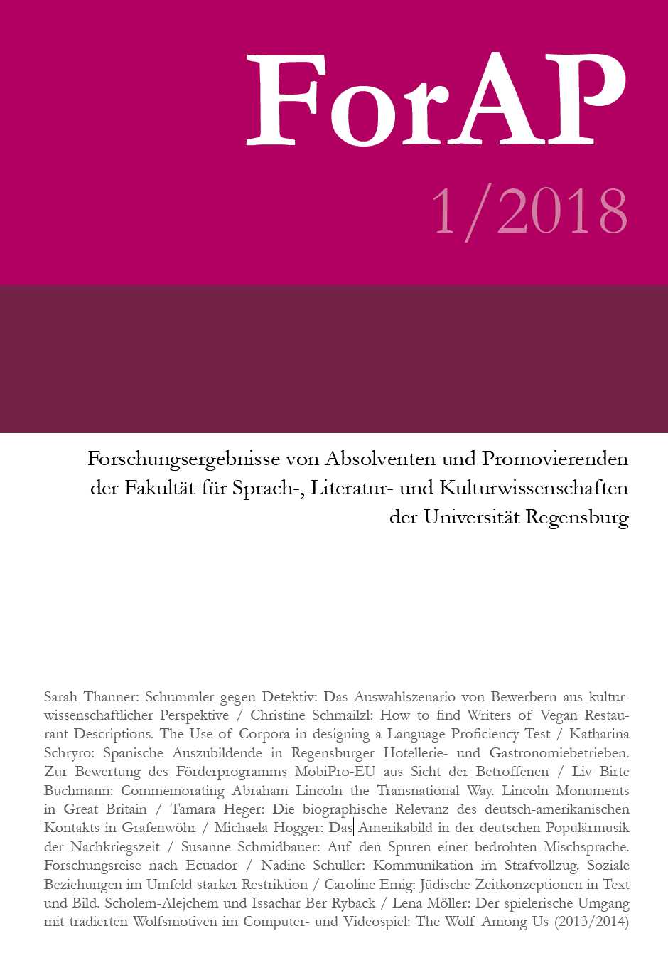 ForAP 1/2018